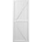 Ekena Millwork Americraft 6-Board Wood 2 Equal Panel Frmd Board-n-Batten Shutters w/Dbl Z-Bar, ARW102BF621X49WHH, PR ARW102BF621X49WHH - alternate 9